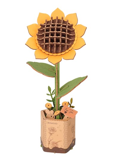 Michaels, Rowood Sunflower Wooden Bloom Craft – Category: Model Kits